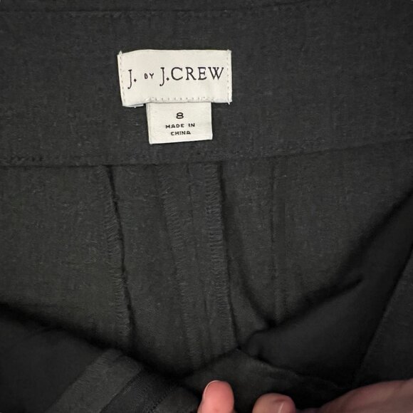 J. By J. Crew Cameron gray straight leg dress pants size 8 - Picture 6 of 7